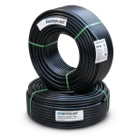 أنابيب HDPE PE 80 ضغط 10 بار قطر خارجي 110 مم سمك 8.1 مم لون أسود | نيبروبلاست