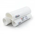 UPVC Pipes ALWatania company Schedule 80  Size 3 inch Thickness 7.6 mm Weight 2.88 kg/m  White Colour