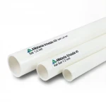 انابيب UPVC الوطنيه  جدول 40  مقاس ½ إنش سمك 2.8 مم وزن 0.24 كجم / متر  لون أبيض