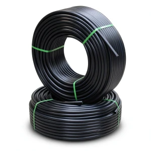 أنابيب HDPE PE 80 ضغط 10 بار قطر 125 مم سمك 9.2 مم لون أسود | نيبروبلاست