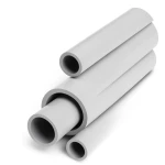 مواسير UPVC جدول 80 مقاس 1 إنش سمك 4.55 مم لون رمادي فاتح