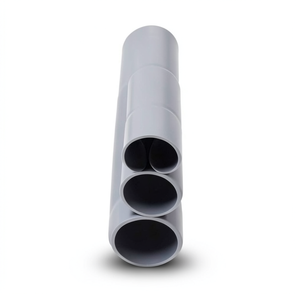 UPVC Pipes Nominal Pressure 10 Bar Outside Diameter 140 mm Thickness 6.7 mm Gray