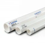 UPVC Pipes ALWatania Brand Schedule 40  Size 6  Thickness 7.1 mm Weight 5.37 kg/m  White 
