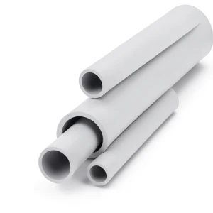 UPVC Pipes Schedule 80 Size 1 ½ Inch Thickness 5.08 mm Light Gray