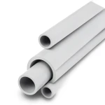 مواسير UPVC جدول 80 مقاس 2 إنش سمك 5.54 مم لون رمادي فاتح