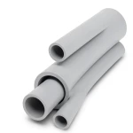 مواسير UPVC جدول 80 مقاس ½ 2 إنش سمك 7.01 مم لون رمادي فاتح