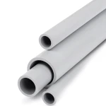 مواسير UPVC جدول 80 مقاس 3 إنش سمك 7.62 مم لون رمادي فاتح