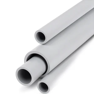 مواسير UPVC جدول 80 مقاس 3 إنش سمك 7.62 مم لون رمادي فاتح