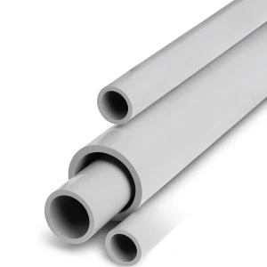 مواسير UPVC جدول 80 مقاس 4 إنش سمك 8.56 مم لون رمادي فاتح