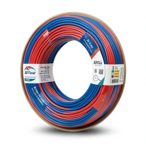 سلك كهرباء نحاس مجدول عزل PVC، جهد 450/750 فولت، مقاس 2.5 mm2، طول 300 قدم | شركة الفنار