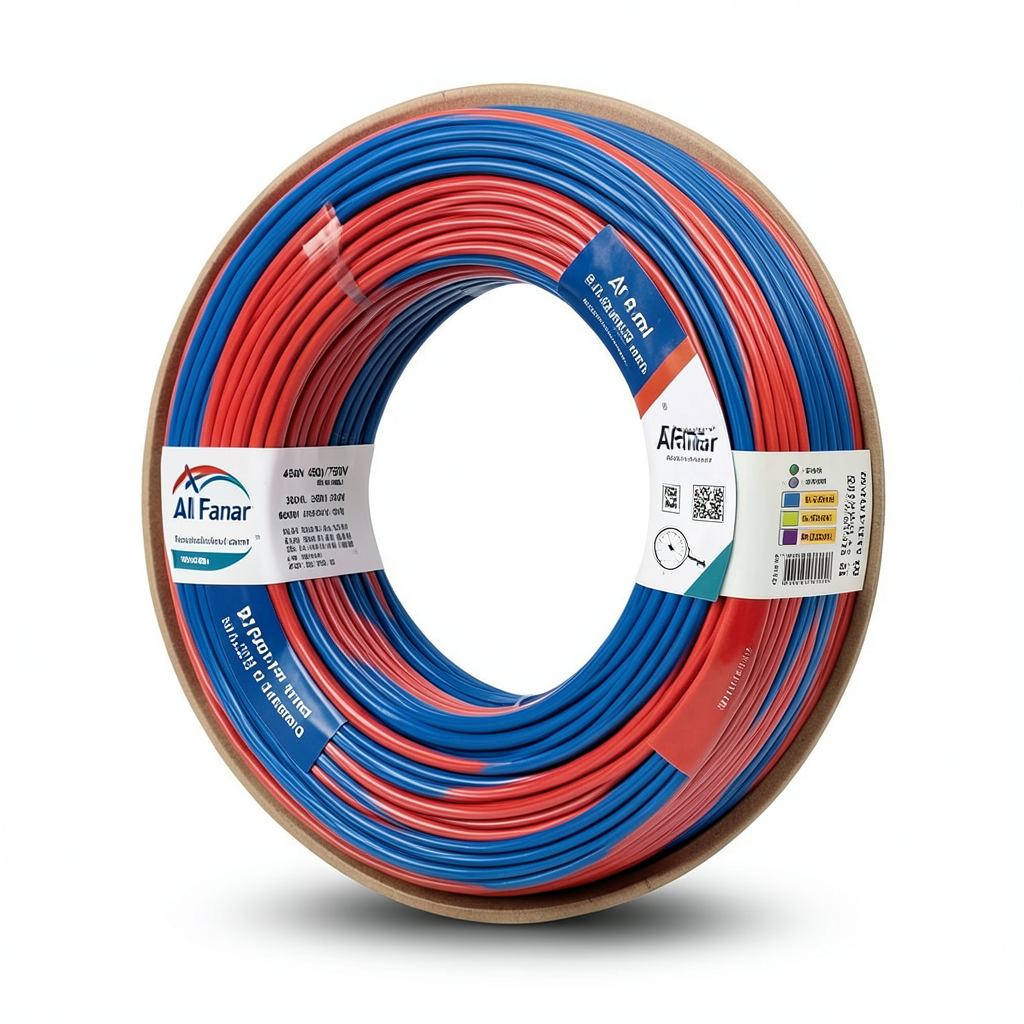 PVC Insulation Stranded Copper Wire 2.5sq mm, 450/750V, 300ft Length | Al Fanar