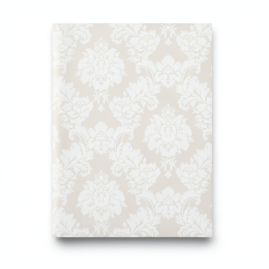 German Classic Wallpaper 10m x 0.53m Light Beige, Model 440553