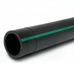 HDPE Polyethylene Plastic Pipe  Pressure 4 Bar [PE 63] Size (OD) 400 mm  SDR 26  Color Black | Almona Factory