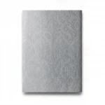 Italian patterned wallpaper, size 10 m x 1.06 m, gray color, model 5432 