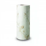 Italian floral wallpaper, size 10 m x 1.06 m, pale green color, model 5416 