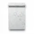 Floral wall covering pale gray color, length 10m, width 0.53m, model 28841