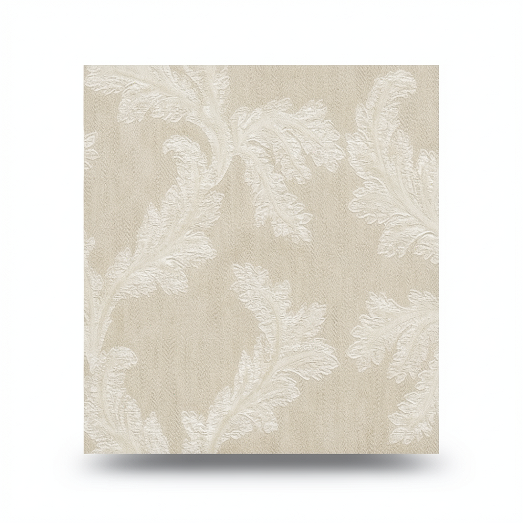 Italian Wall Covering 10m x 1.06m Beige, Model 7305