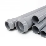 مواسير UPVC الوطنية ضغط 10 بار  قطر خارجي 630 مم سمك 24.1 مم لون رمادي