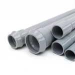 مواسير UPVC الوطنية ضغط 10 بار  قطر خارجي 315 مم سمك 12.1 مم لون رمادي