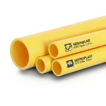 مواسير HDPE نيبروبلاست PE 80 ضغط 3.2 بار قطر خارجي 355 مم سمك 8.7 مم لون أصفر | نيبروبلاست