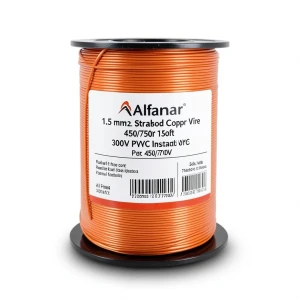 سلك الفنار 1.5 مم2 نحاس مجدول 450/750 فولت عزل PVC طول 300 قدم | شركة الفنار