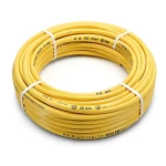 أنابيب HDPE PE 80 ضغط 10 بار قطر خارجي 50 مم سمك 3.7 مم لون أصفر | نيبروبلاست