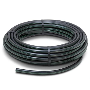 لفة أنابيب HDPE ضغط 10 بار PE 80 قطر خارجي 75 مم SDR 13.6 لون أسود
