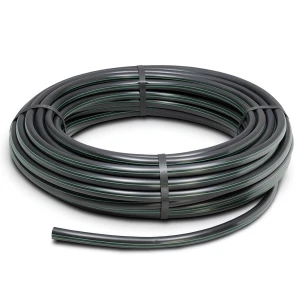 لفة أنابيب بلاستيك HDPE ضغط 10 بار PE 80 قطر خارجي 110 مم SDR 13.6 لون أسود