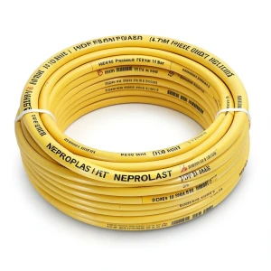 أنابيب HDPE PE 80 ضغط 10 بار قطر 63 مم سمك 4.7 مم لون أصفر | نيبروبلاست