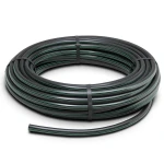 لفة أنابيب HDPE ضغط 10 بار [PE 80] قطر خارجي 140 مم SDR 13.6 لون أسود