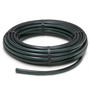 لفة أنابيب بلاستيك HDPE ضغط 10 بار PE 80 قطر خارجي 160 مم SDR 13.6 لون أسود