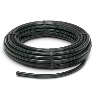 HDPE Polyethylene Plastic Coil Pipe 10 Bar Pressure, 125 mm Outer Diameter, SDR 13.6 Black