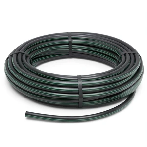 لفة أنابيب HDPE ضغط 10 بار [PE 80] قطر خارجي 140 مم SDR 13.6 لون أسود