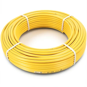 أنابيب HDPE PE 80 ضغط 10 بار قطر خارجي 110 مم سمك 8.1 مم لون أصفر | نيبروبلاست