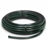 لفة أنابيب HDPE ضغط  10 بار [PE 63] قطر خارجي 40 مم  SDR 11  لون اسود مع خط اخضر | مصنع المنى