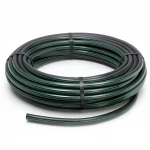لفة أنابيب بلاستيك HDPE ضغط  10 بار [PE 63] قطر خارجي 63 مم  SDR 11  لون اسود مع خط اخضر | مصنع المنى