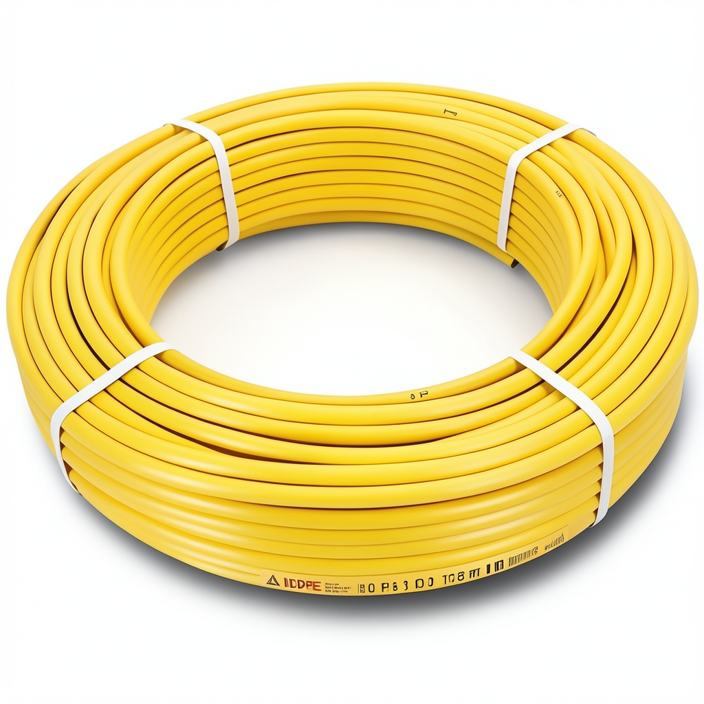 Neproplast HDPE Pipes PE 80 Pressure 10 Bar Outside Diameter 20 mm Thickness 1.8 mm Yellow | NEPROPLAST
