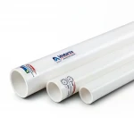انابيب UPVC شركة الوطنيه ضغط 80  مقاس 3 إنش سمك 7.6 مم وزن 2.88 كجم / متر مم لون أبيض