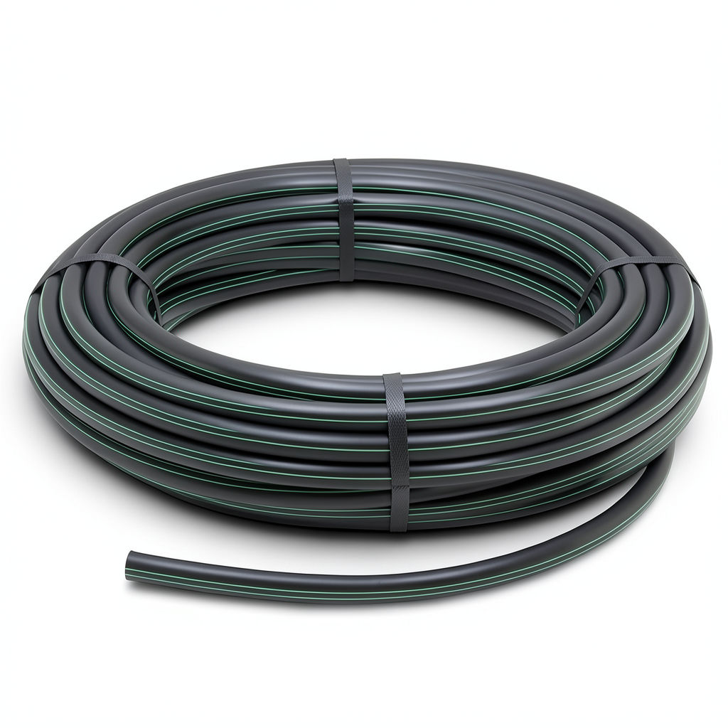 HDPE Polyethylene Plastic Coil Pipe 12.5 Bar Pressure PE 80 40 mm SDR 11 Black