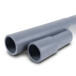 UPVC Pipes Sewage/Drainage System Size 180 mm Thickness 4.4 mm Gray