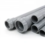 مواسير بلاستيك UPVC شركة الوطنية ضغط 12.5 بار  قطر خارجي 250 مم سمك 11.9 مم لون رمادي
