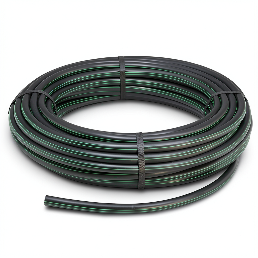 HDPE Coil Pipe Nominal Pressure 12.5 Bar PE 80 Outside Diameter 110 mm SDR 11 Black