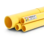 مواسير HDPE نيبروبلاست PE 80 ضغط 3.2 بار قطر خارجي 560 مم سمك 13.7 مم لون أصفر | نيبروبلاست