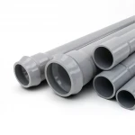 انابيب UPVC الوطنية ضغط 12.5 بار  قطر خارجي 355 مم سمك 16.9 مم لون رمادي