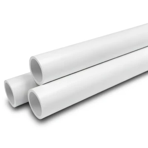 UPVC Pipes Sewage Systems Outside Diameter 200 mm Thickness 5.9 mm White