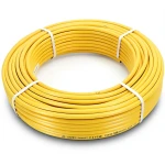 أنابيب HDPE PE 80 ضغط 10 بار قطر خارجي 50 مم سمك 3.7 مم لون أصفر | نيبروبلاست