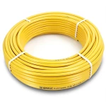 أنابيب HDPE PE 80 ضغط 10 بار قطر 63 مم سمك 4.7 مم لون أصفر | نيبروبلاست