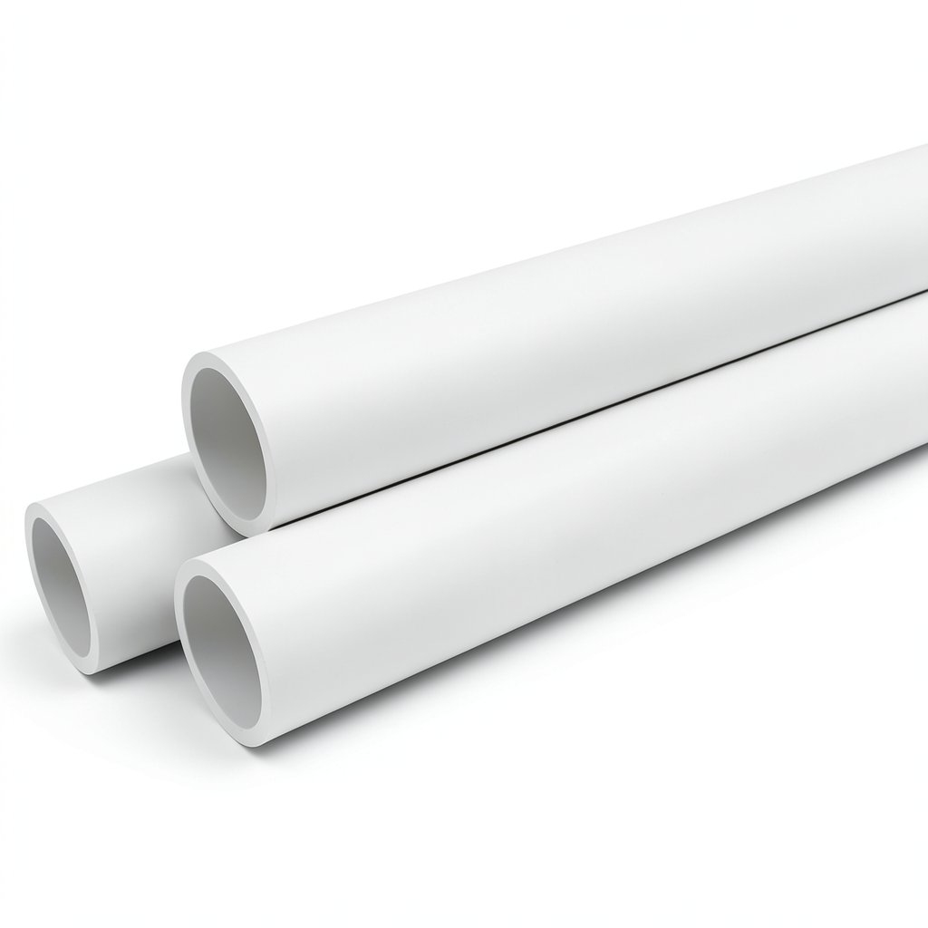 UPVC Pipes Sewage Systems Outside Diameter 630 mm Thickness 16.4 mm White