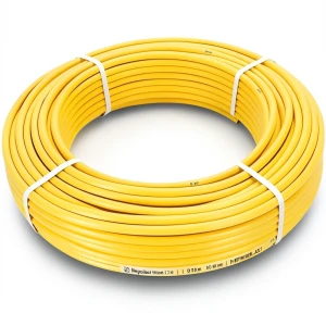 أنابيب HDPE نيبروبلاست PE 80 ضغط 10 بار قطر خارجي 90 مم سمك 6.7 مم لون أصفر | نيبروبلاست