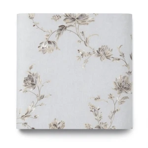 Floral Wall Decoration Pale Gray, 10m x 1.06m, Model 5942